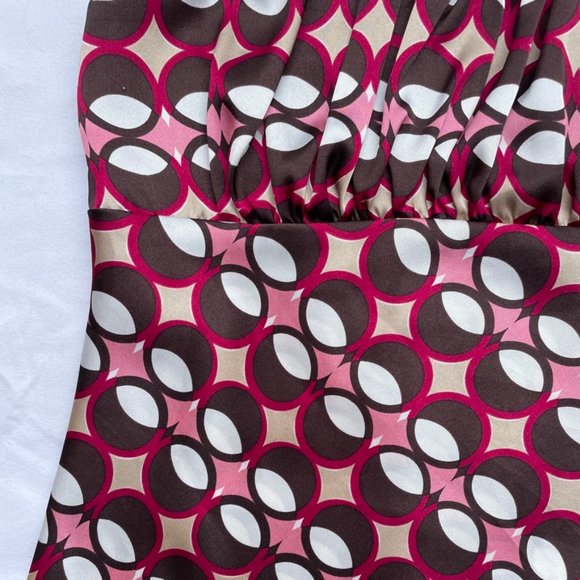 70s Mod Print Silky Cami - Picture 2 of 4